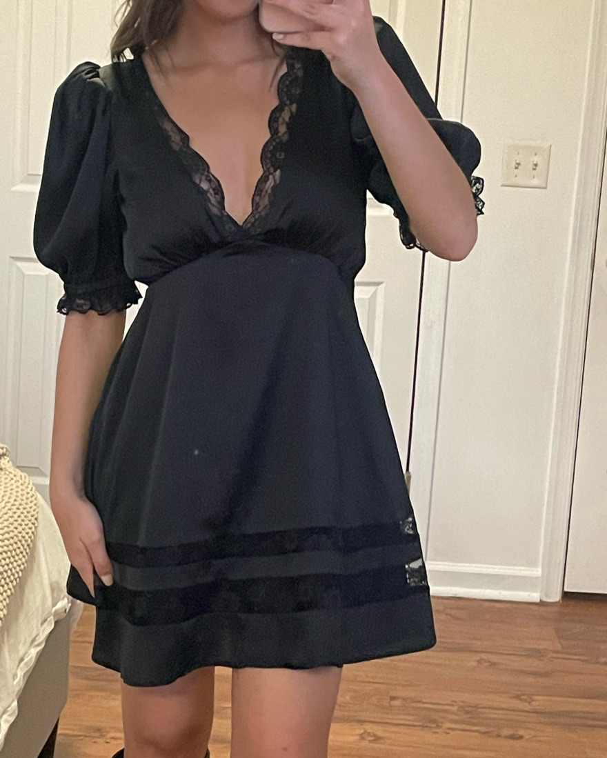 Cami Mini Dress In Black Majorelle by Majorelle - Pickle