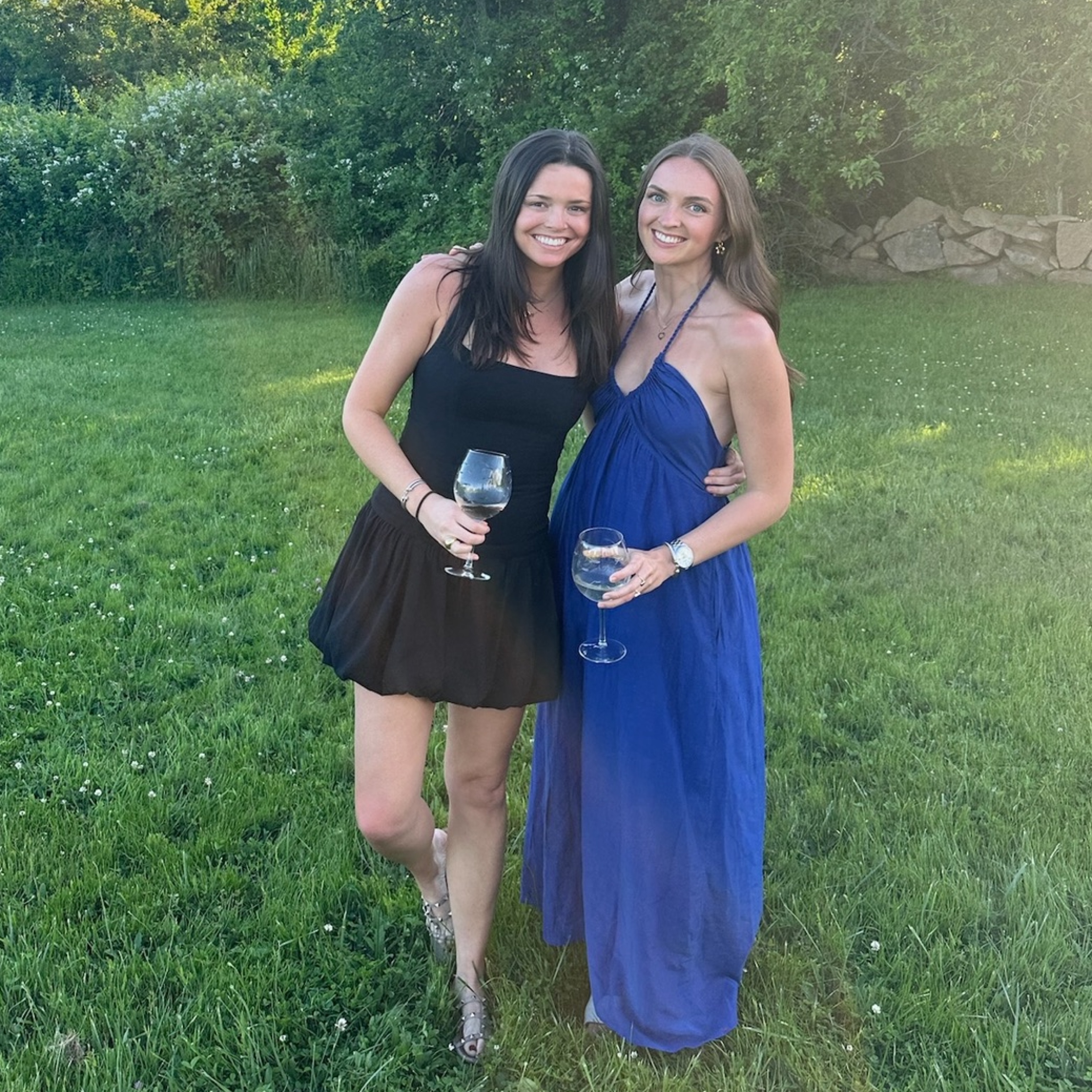 chiffon halter neck dress Shona Joy - La Lune Ruched Halter Maxi Dress - Iceberg Blue main image 0