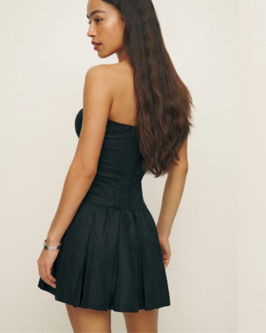 reformation corset dress Reformation Esa Silk Dress