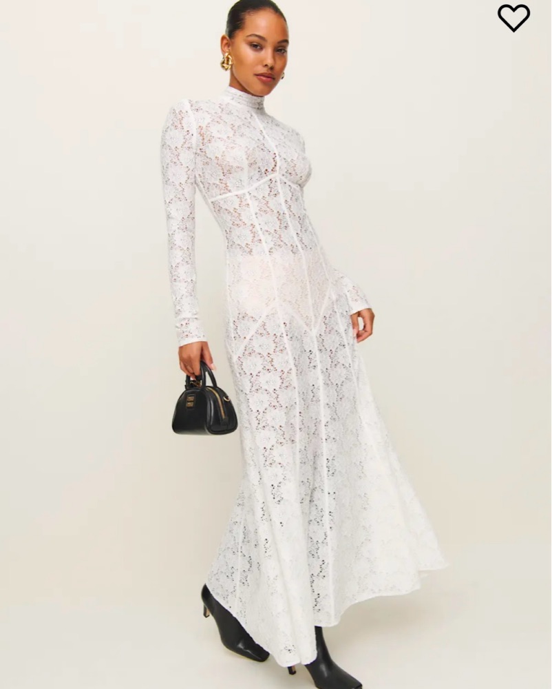 chinese dress ladies Like An Angel Long Sleeve Lace Dress White