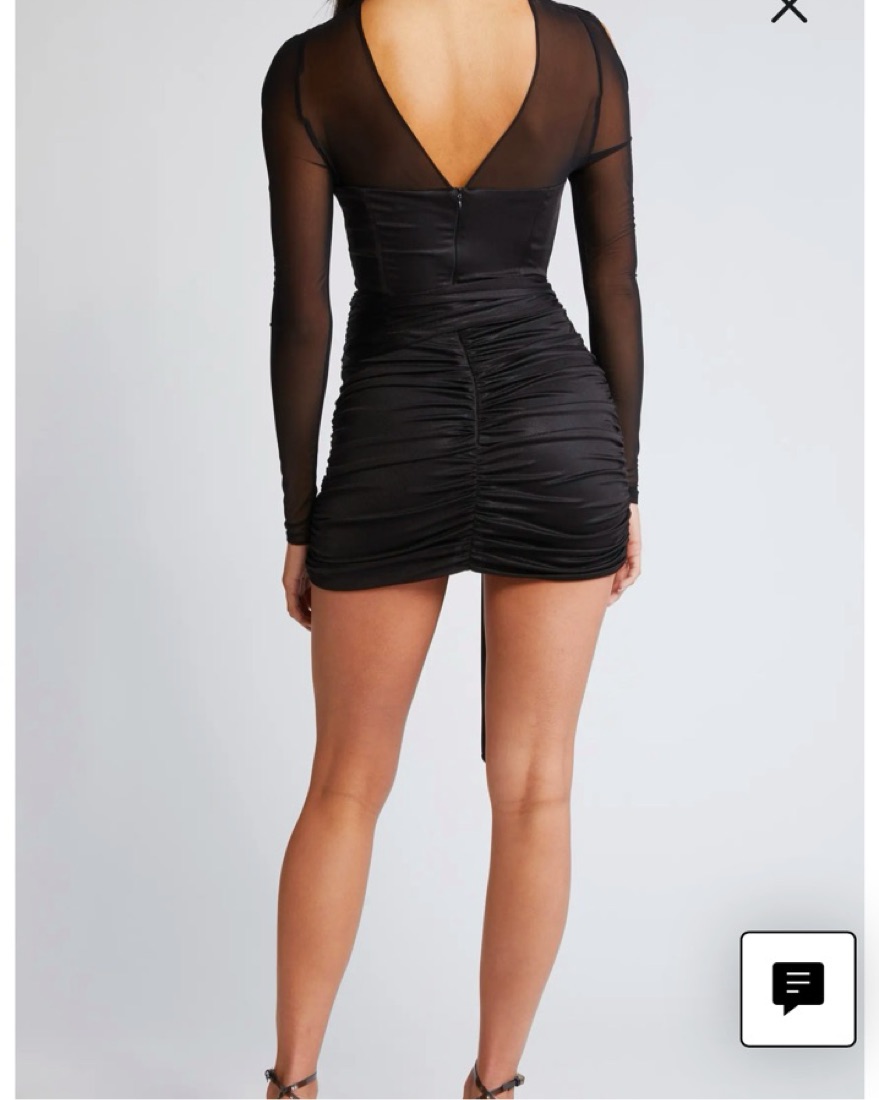 Mistress Rocks Long Sleeve Minidress  - Image 2