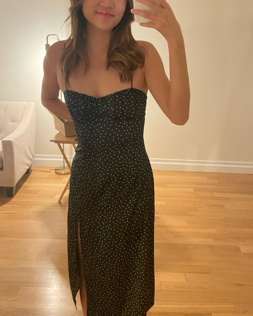 Zara Black Midi Dress by Zara