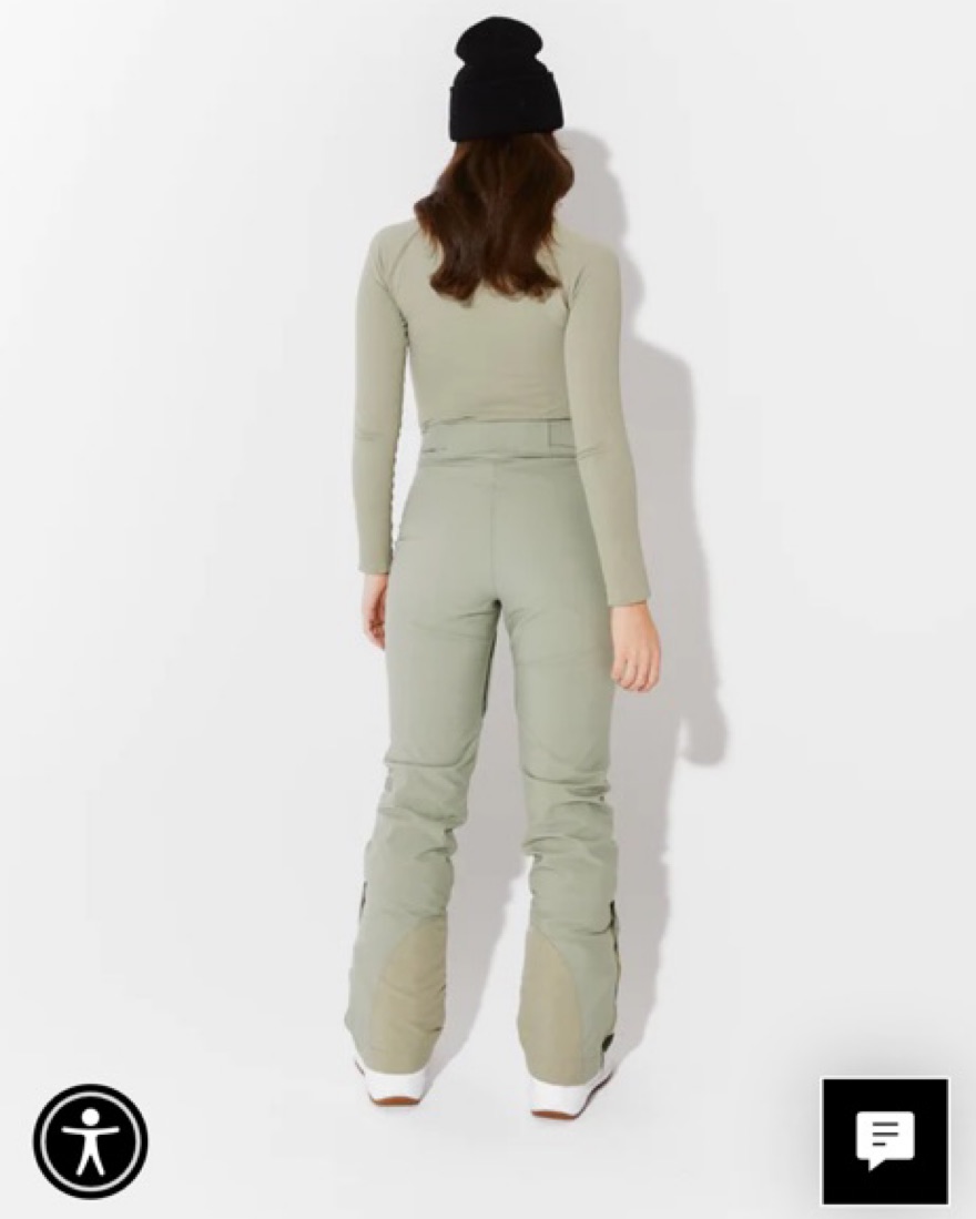 Halfdays Alessandra Ski Pant In Sage - Image 3