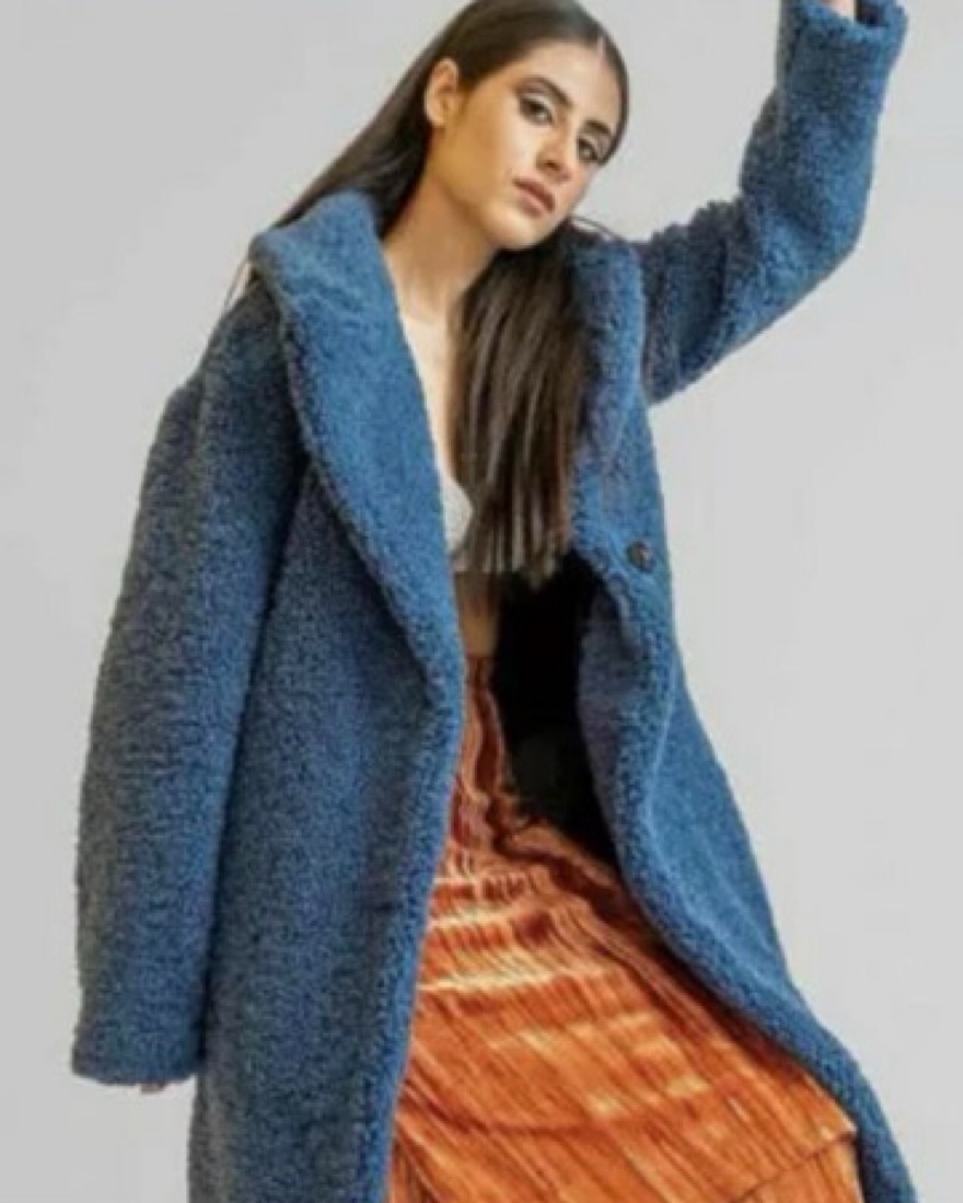 Zara Limited Edition Faux Shearling Coat - Image 4