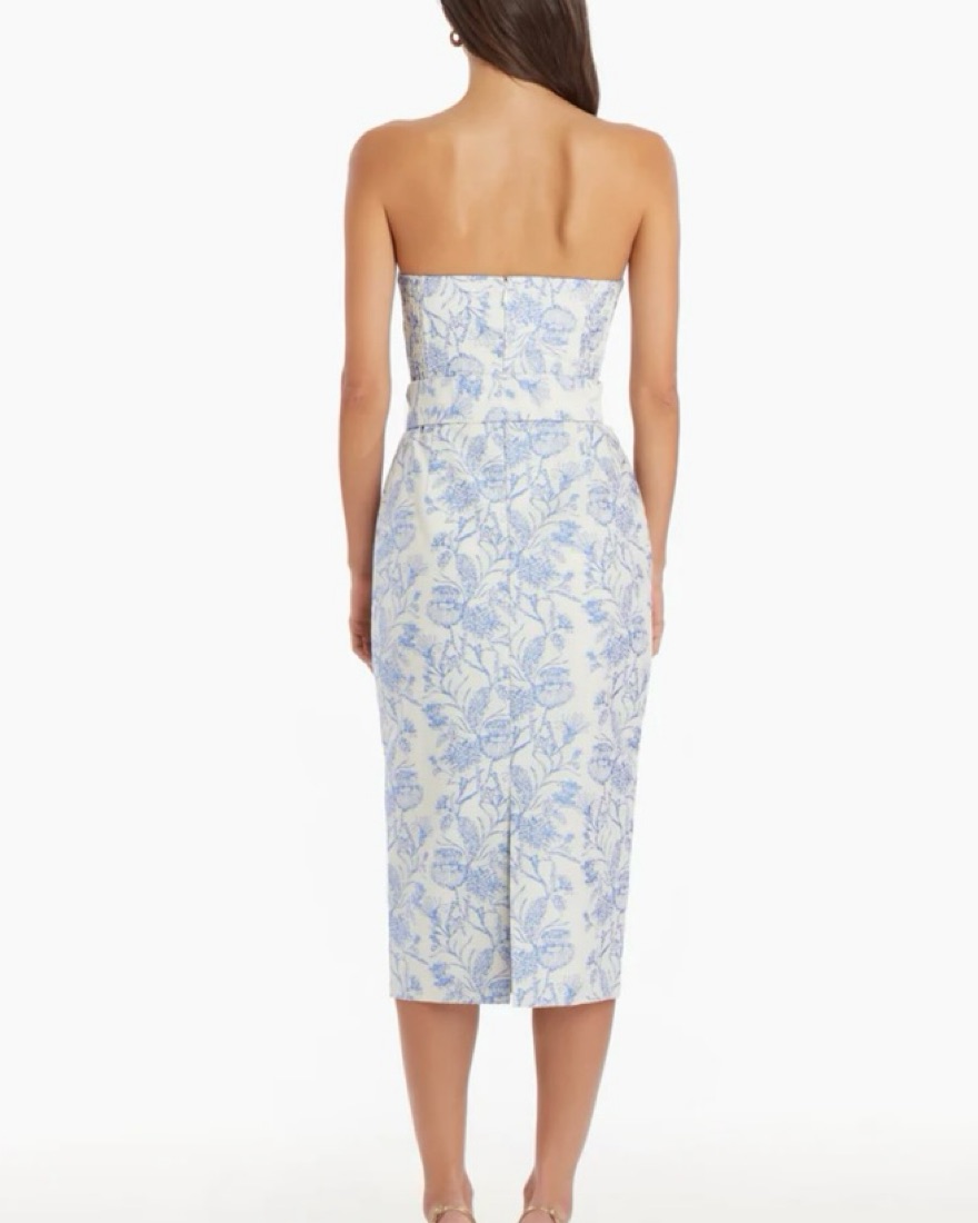 Amanda Uprichad Fae Midi Dress In Toile by Amanda Uprichard - Pickle