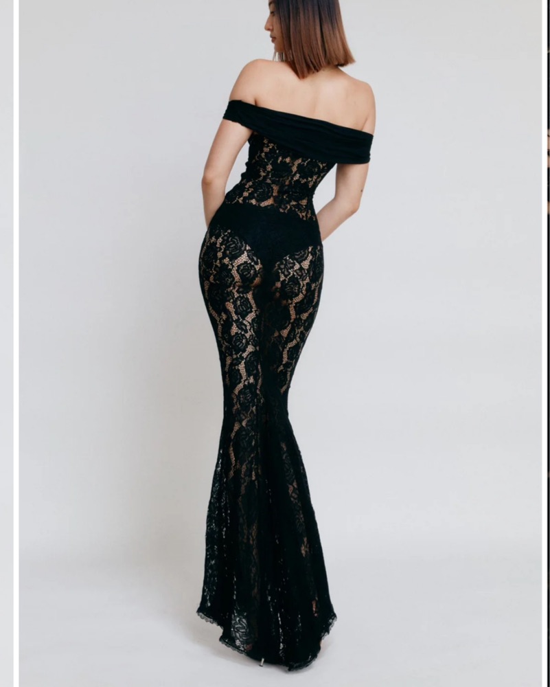 Cherie Attire Ophelia Maxi Dress by Cherie Attire - Pickle