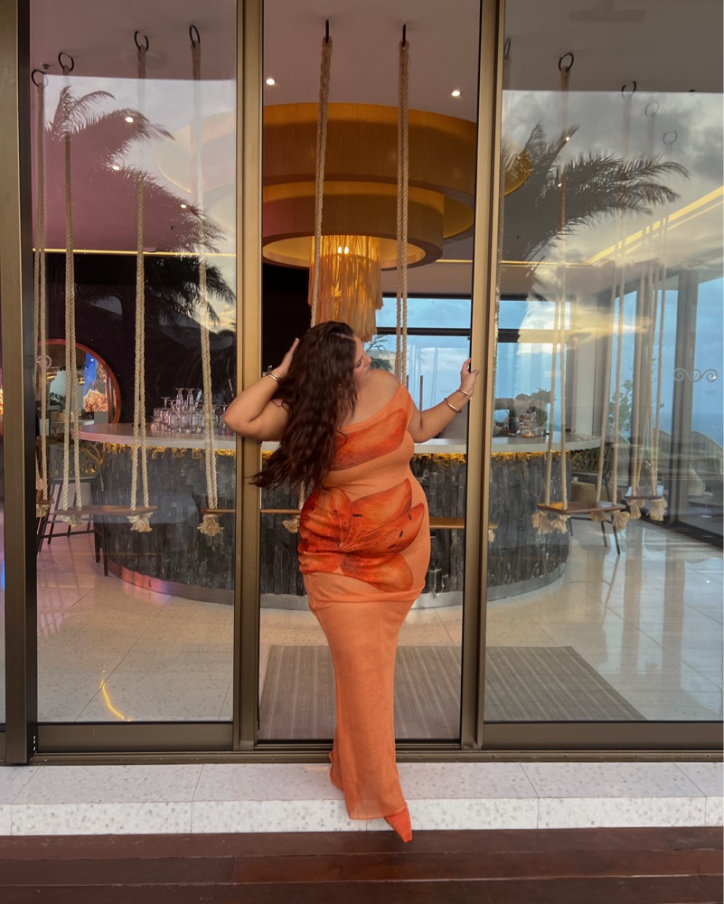 knee length dresses for ladies Clara Knit Maxi