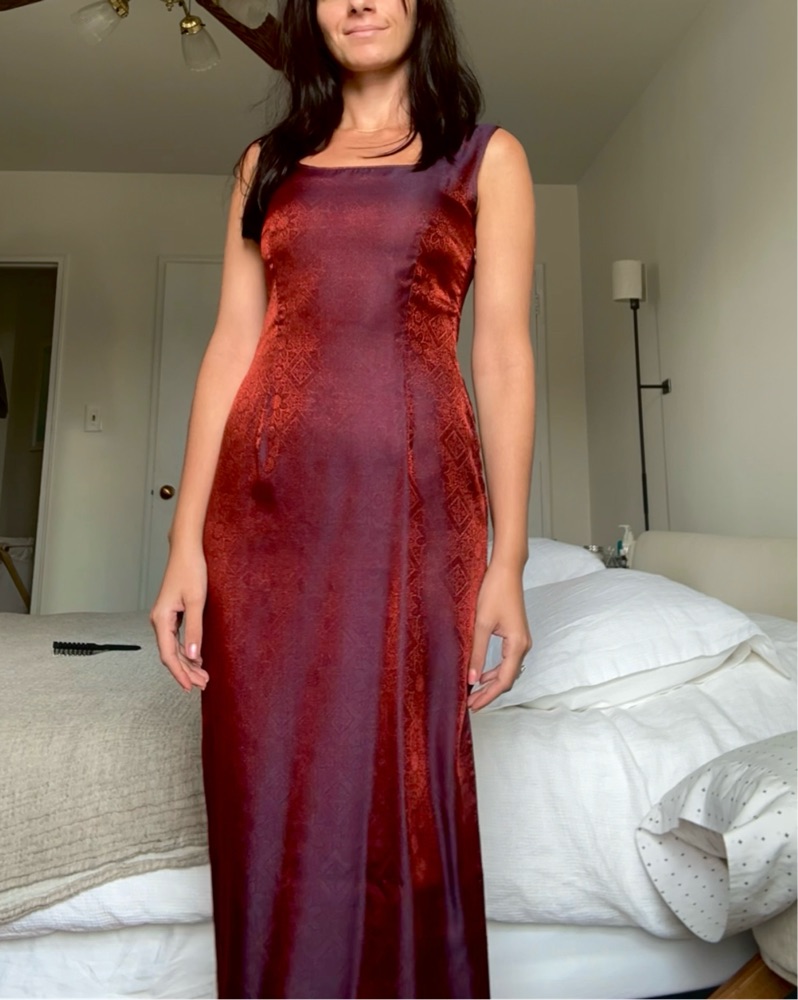 strapless open back dress Labubu Outfit