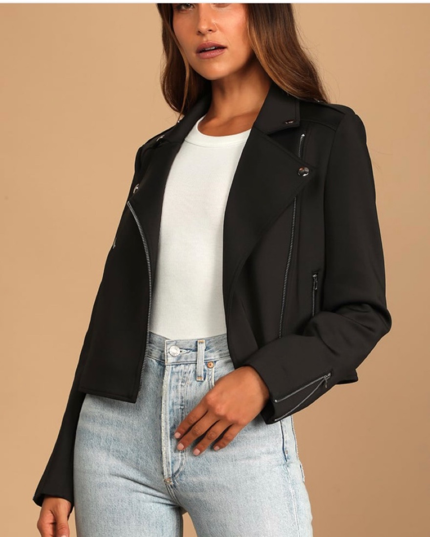 Blank NYC Black Moto Jacket - Image 1