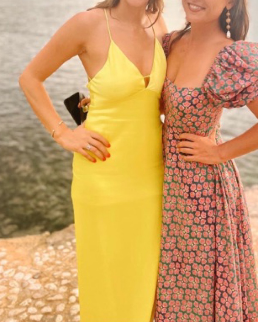 Alice & Olivia Dakota Bliss Yellow Dress by Alice & Olivia - Pickle