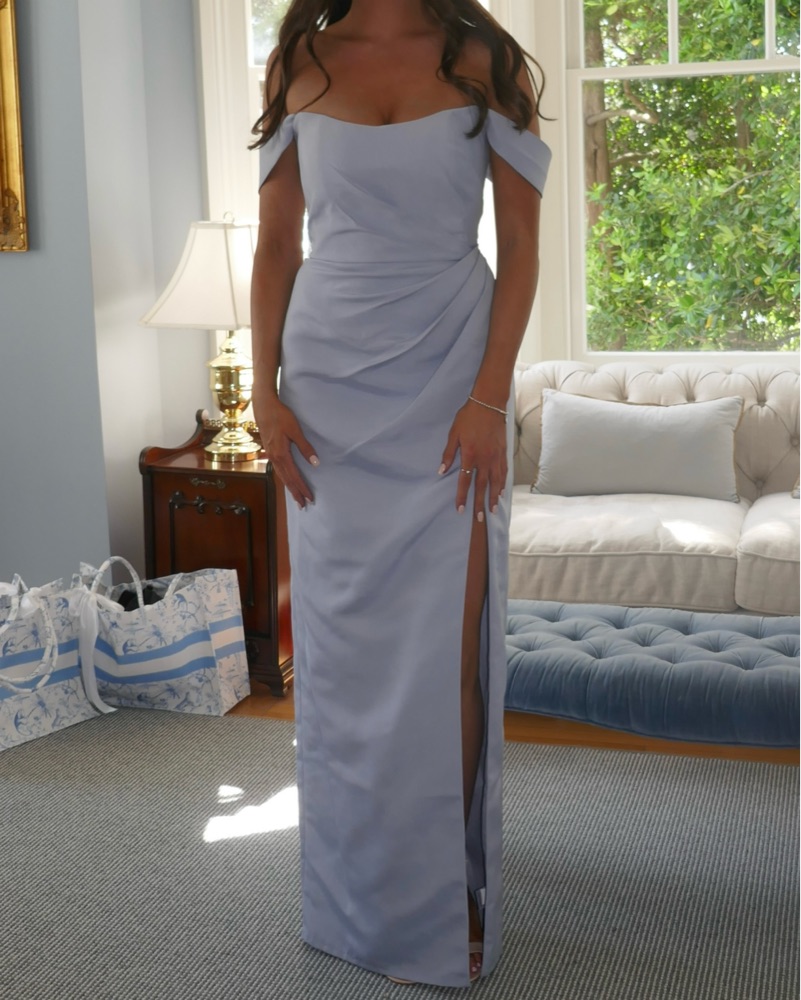 princess polly baby blue dress From Blush to Dusty Blue: The Best Pastel Colors for Bridesmaid Dresse main image 0