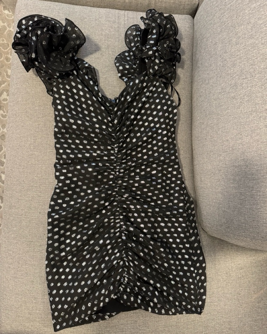 Polka Dot Mini Dress  - Image 3