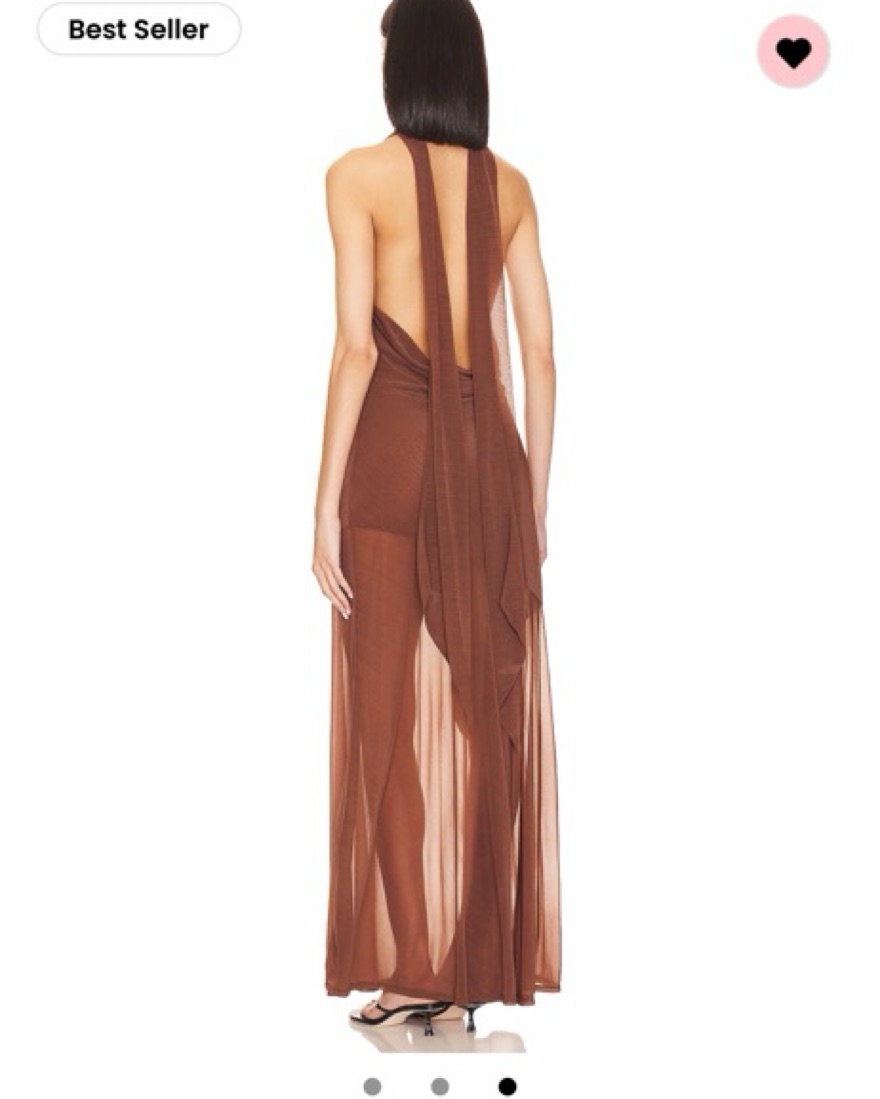 lpa brown dress Cult Gaia - Christy Knit Dress