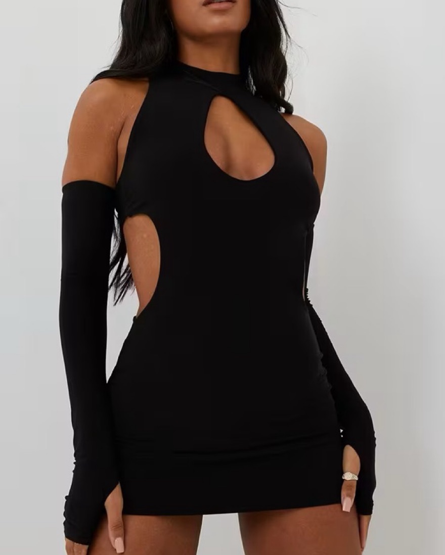 open lace back dress Maddy Mini Dress main image 1