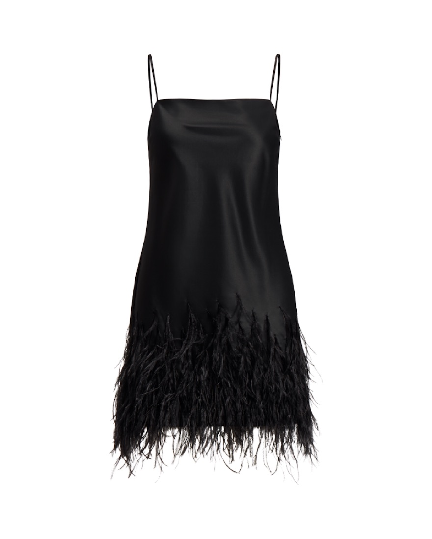 white christmas dresses Vintage Ralph Lauren Collection A/W 2013 Runway Pleated Leather Strip Gown  – Recess main image 0