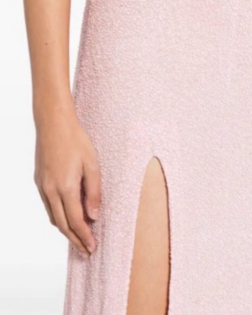 Staud Le Sable Pink Beaded Dress - Image 2