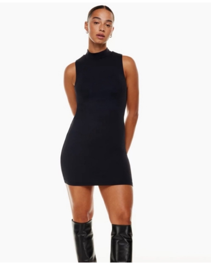 Aritzia Babaton Mock Neck Dress by Aritzia - Pickle