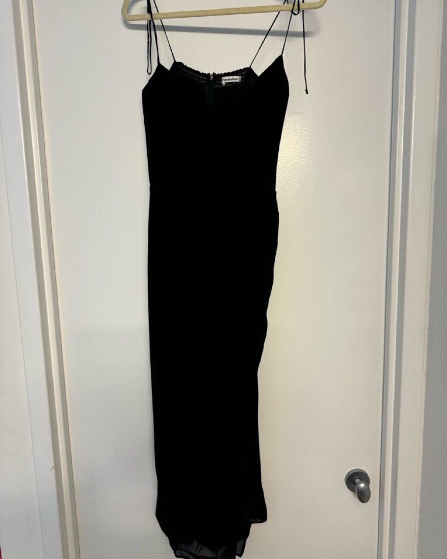 Reformation Kourtney Blck Dress  - Image 1