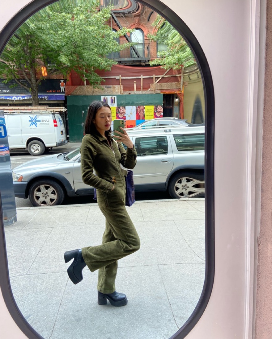 Reformation Aaron Corduroy Jumpsuit - Image 3