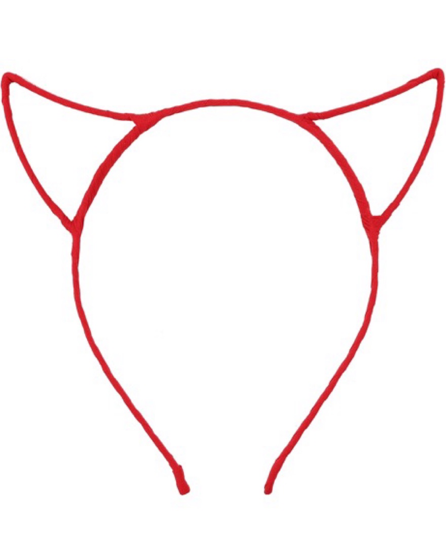 Red Devil Horns Headband  - Image 2