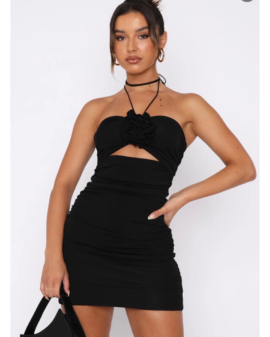 Black White Fox Boutique Dress by White Fox Boutique - Pickle