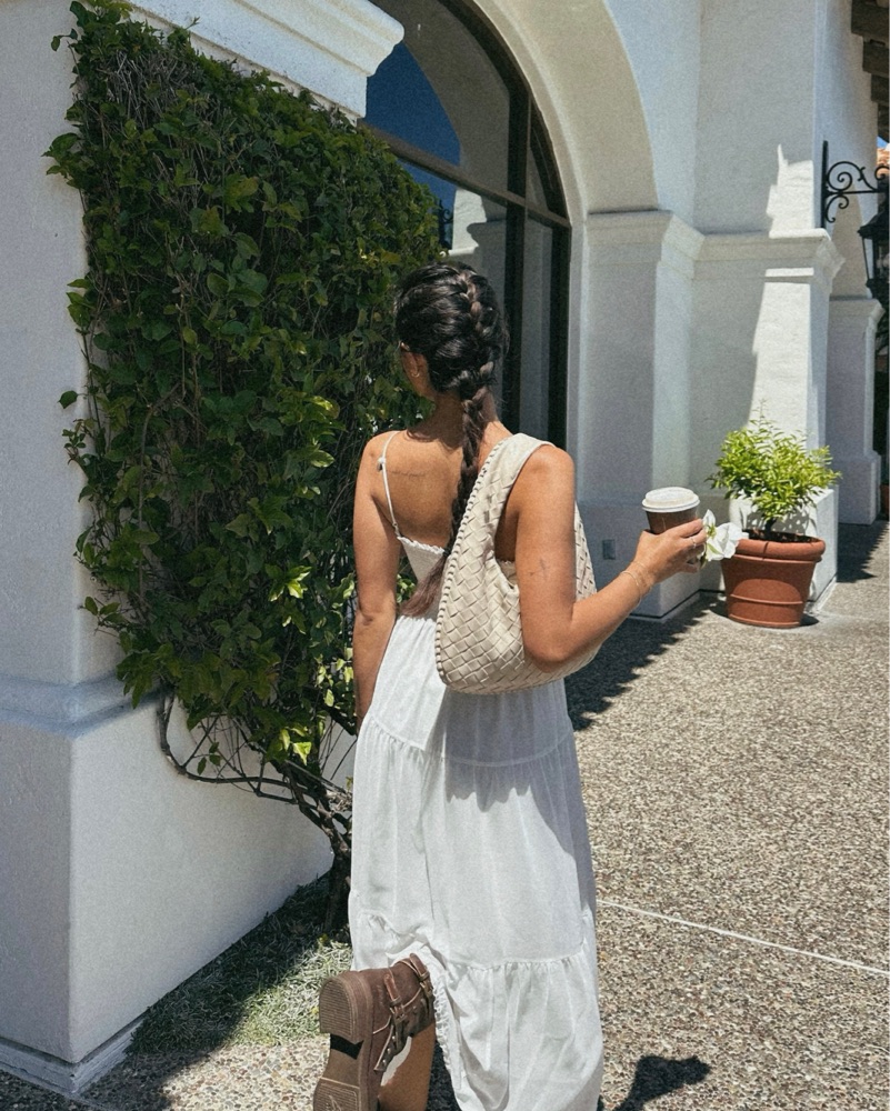 sachin and babi light blue dress Backless White Maxi Dress for Women Summer Beach Floor-Length A-Line  Polyester from Dhgate Street Style Dresses main image 1