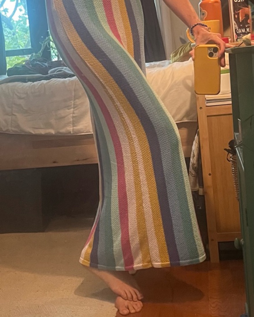 Z Supply Rainbow Striped Maxi Skirt - Image 2