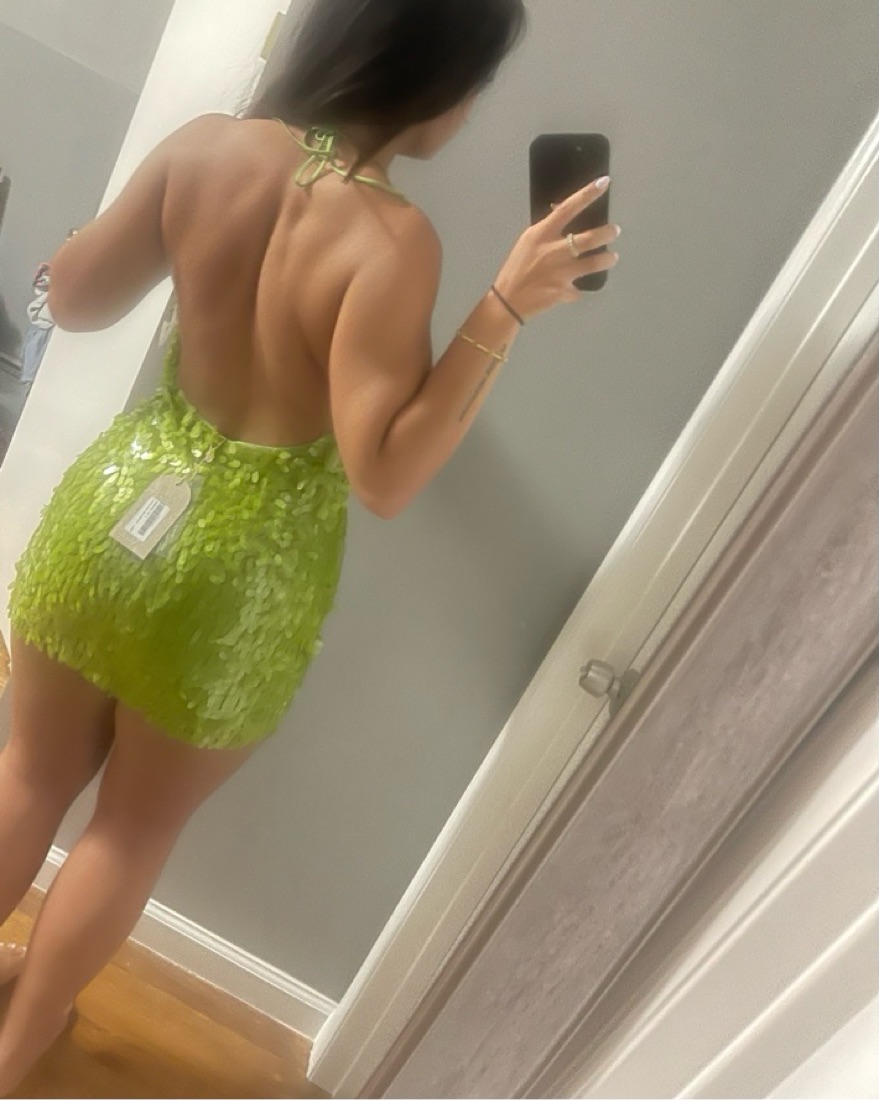 green emerald velvet dress Elaine Chiffon Beaded Maxi Dress / Green | Meshki main image 1
