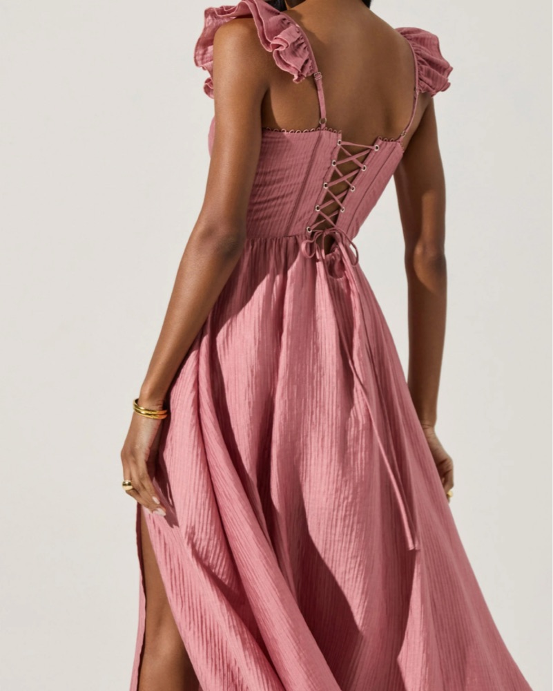Wedelia Bustier Midi Dress by Astr The Label - Pickle