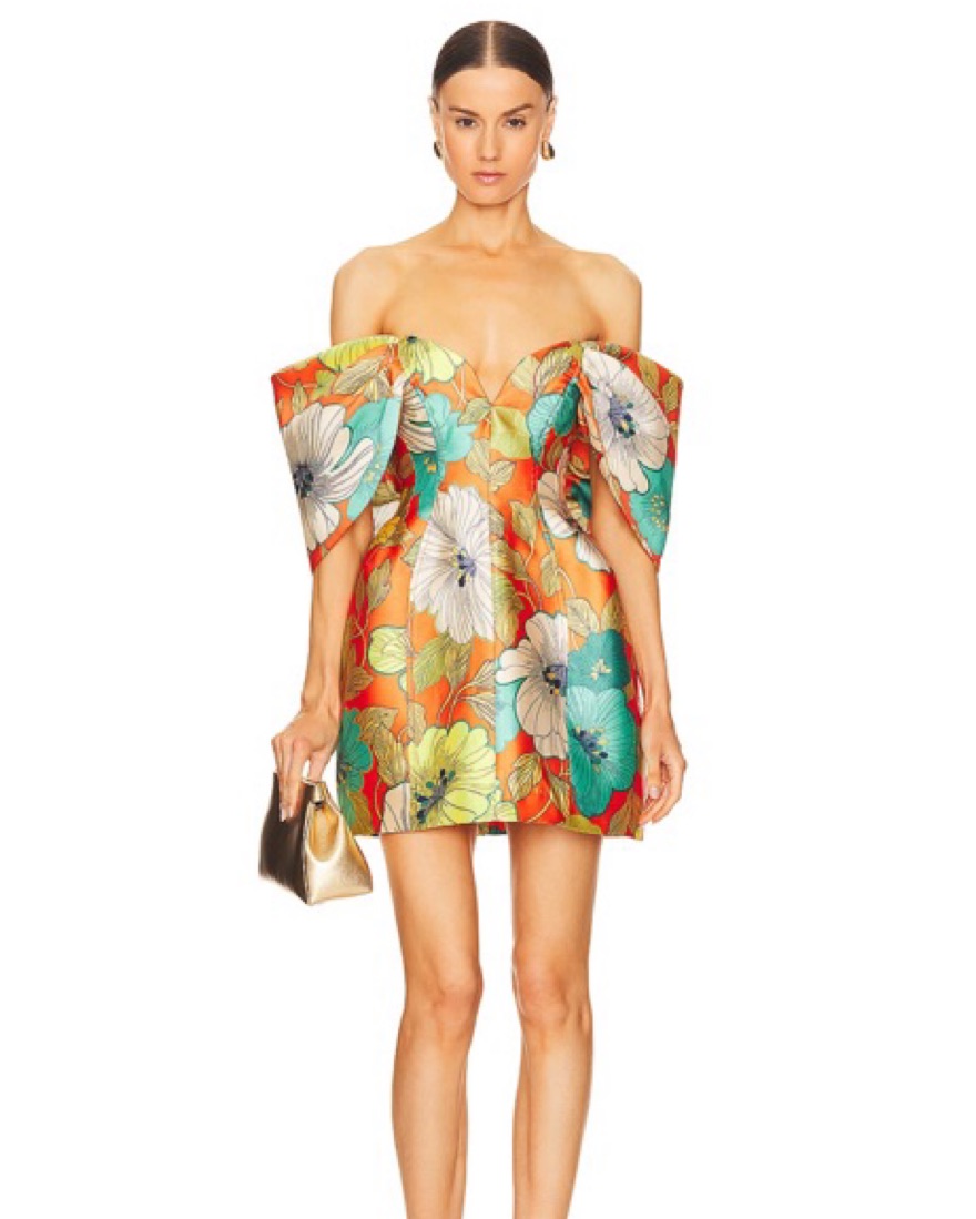 Alemais Floral Corset Dress - Image 1