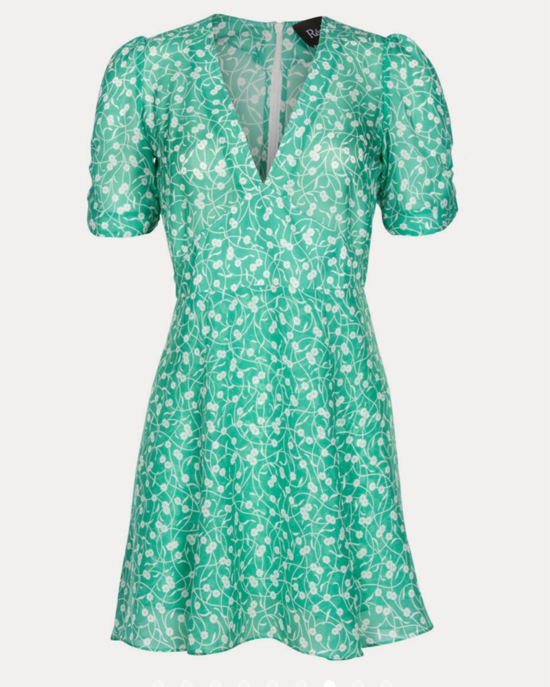 Green Realisation Par Mini Dress by Realisation Par - Pickle