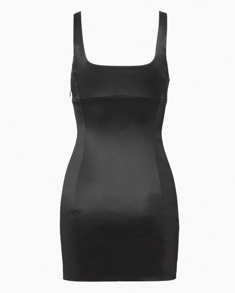princess polly baby blue dress Aritzia Wilfred Only Slip Satin Midi Dress in size XS Black, Women's  Fashion, Dresses & Sets, Dresses on Carousell