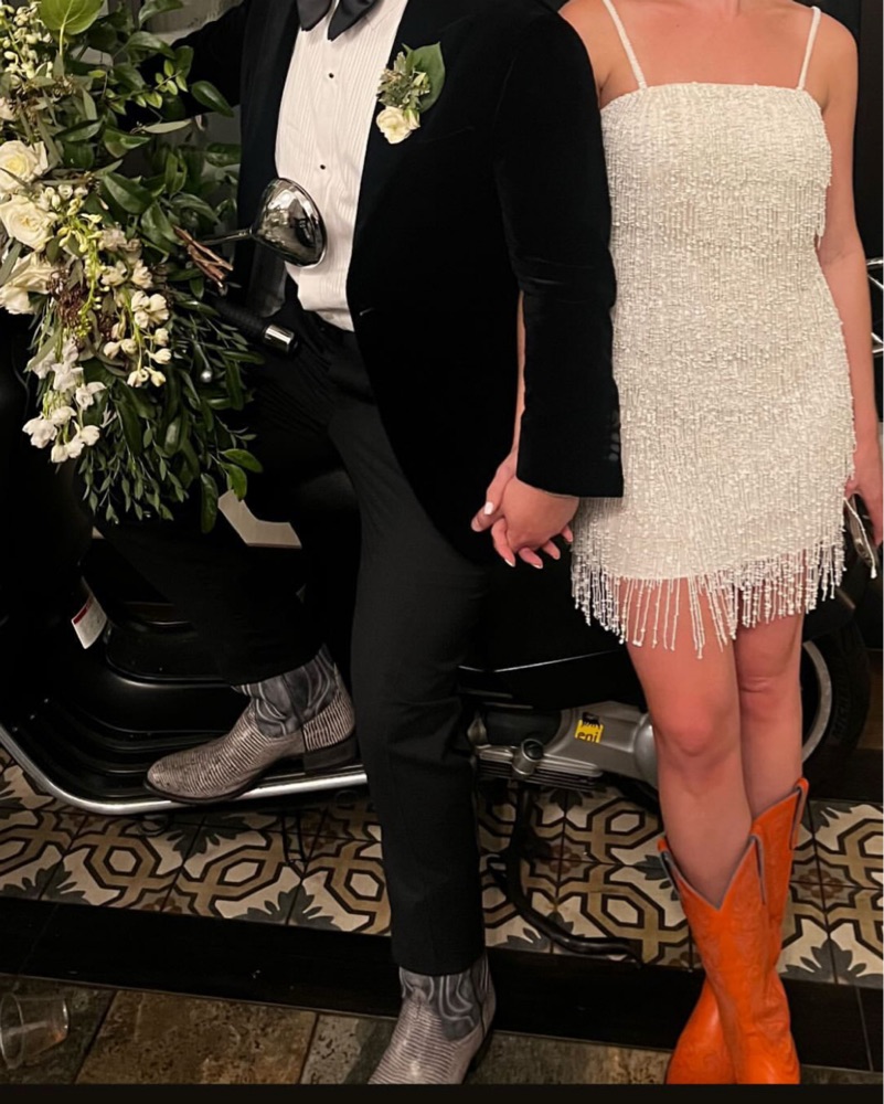 Glamorous Fringe Cocktail Dress - Image 6