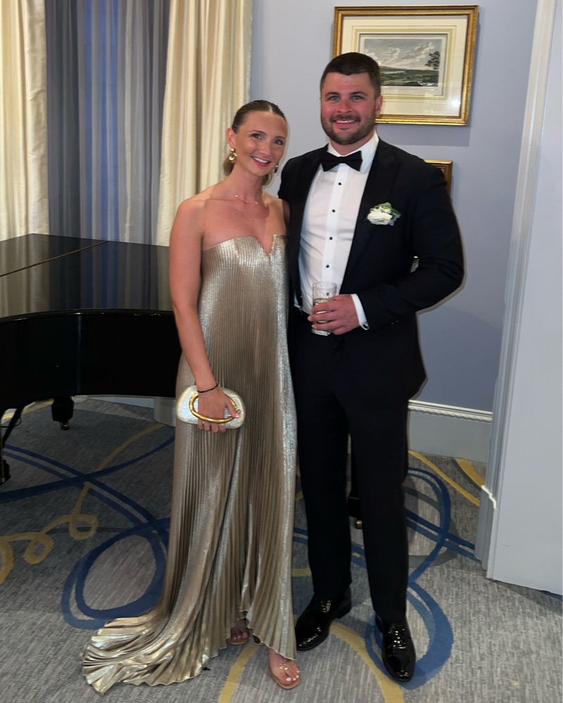 gold dress black tie Women's Sweet Recollection Dark Gold Floral Satin Maxi Dress | Size: S main image 1