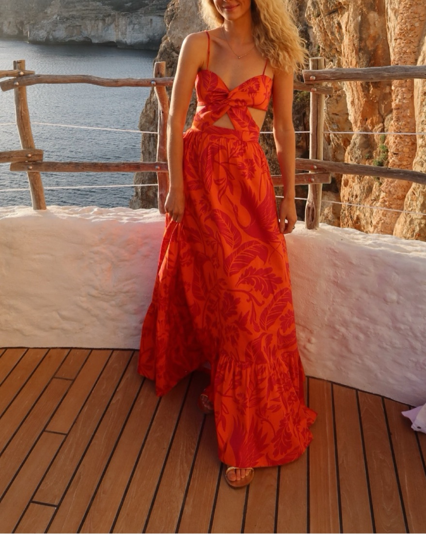 Andres Otalora Rabat Cutout Maxi Dress - Image 1