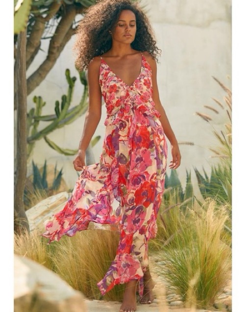 MISA Los Angeles Diana Dress by Misa Los Angeles - Pickle