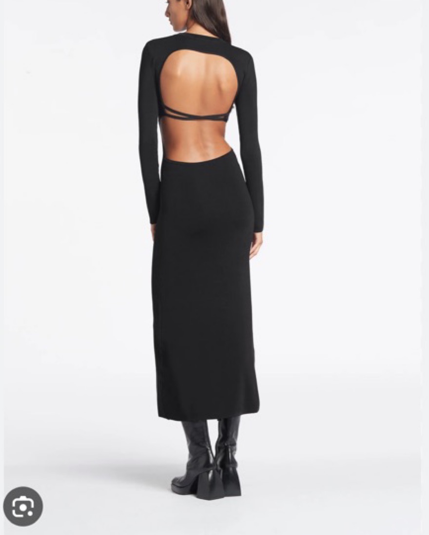 SIR Georges Open Back Knit Maxi Dress by SIR THE LABEL - Pickle