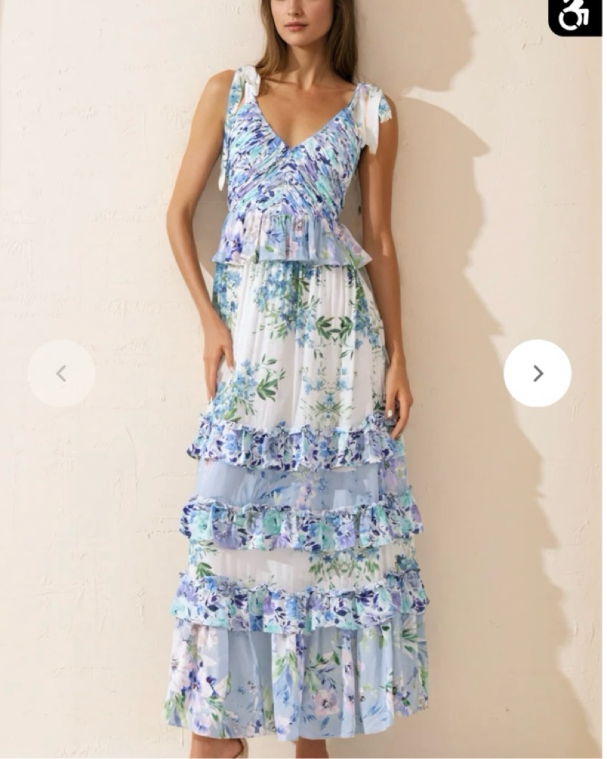 sachin and babi light blue dress Yumi Kim Morning Grace Mini Dress