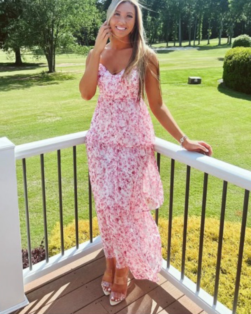 Crystal Dolls Floral pink Dress - Image 1