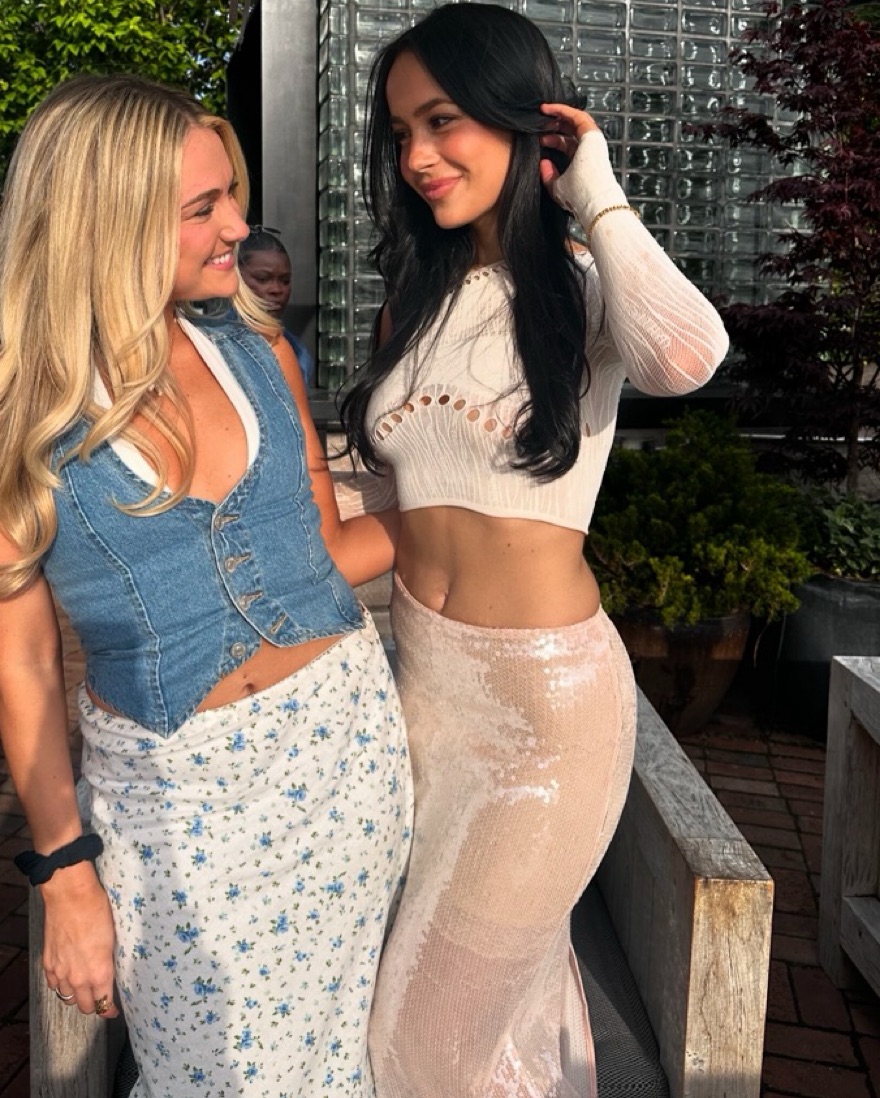 Edikted Sequin Maxi Skirt - Image 1