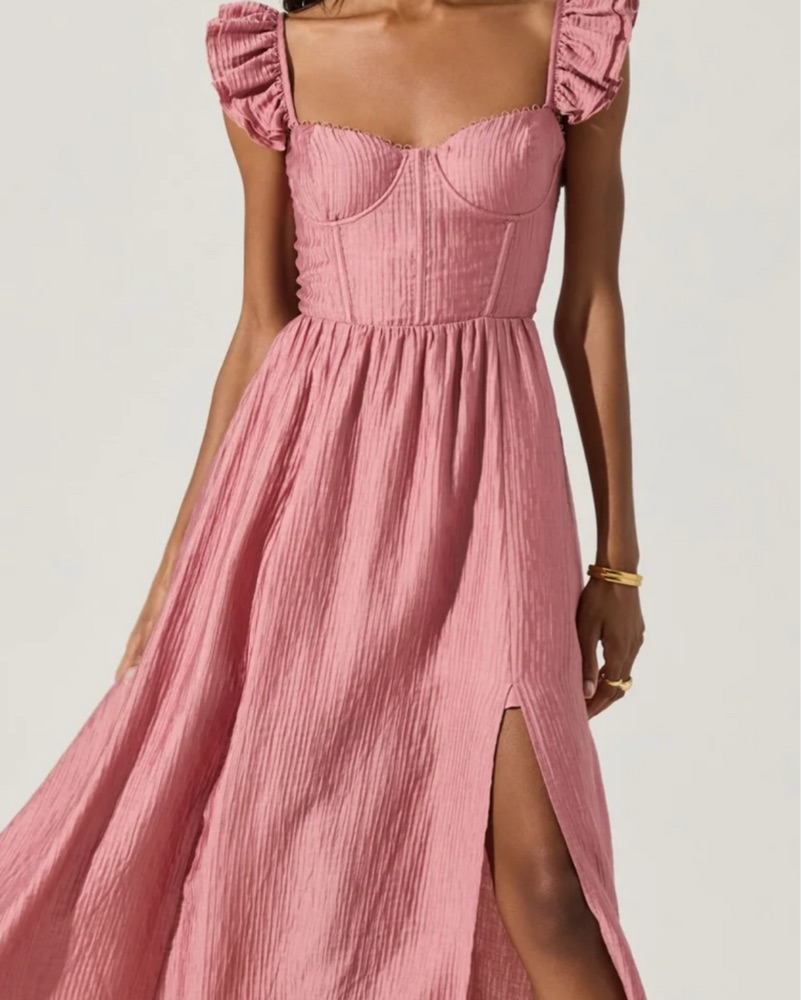 Wedelia Bustier Midi Dress by Astr The Label - Pickle