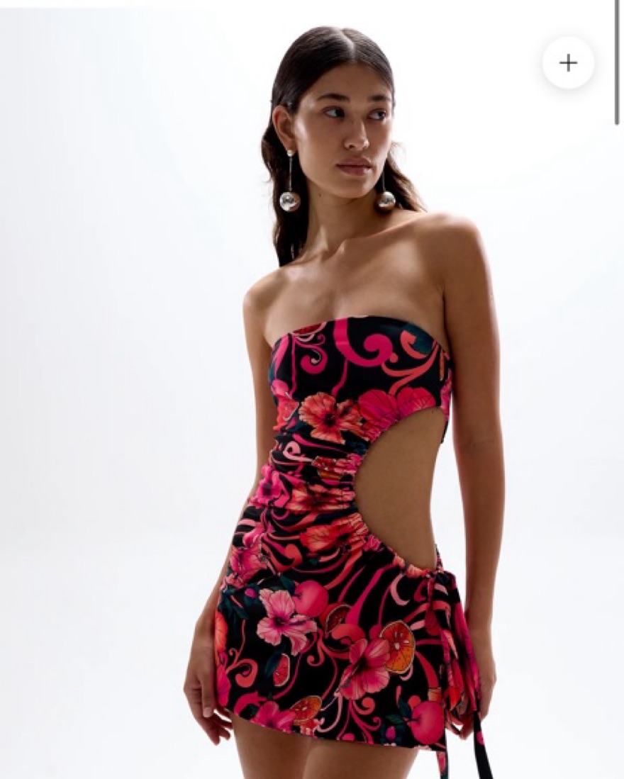 Cin Cin 'Ace' Cut Out Mini Dress by Cin Cin - Pickle