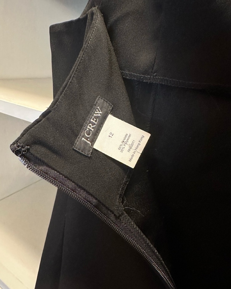 VINTAGE 90s J. Crew Sheath Evening Gown  - Image 3