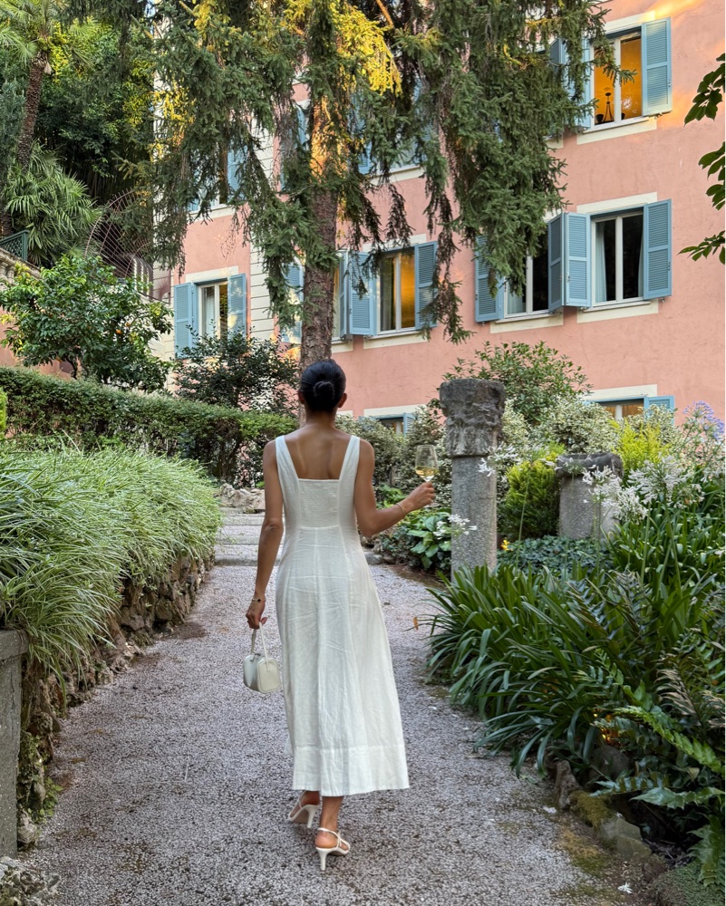 White Linen Maxi Dress by Gap - Pickle