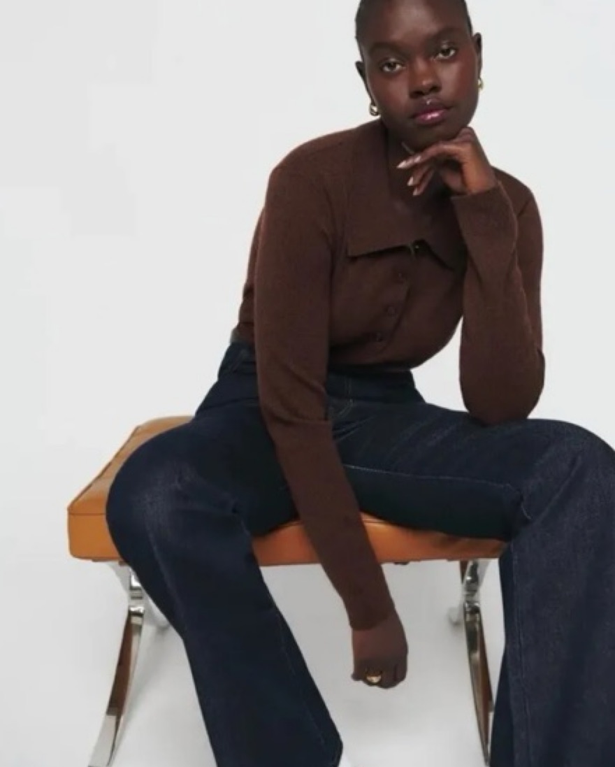 Reformation Berry Cashmere Polo - Image 3