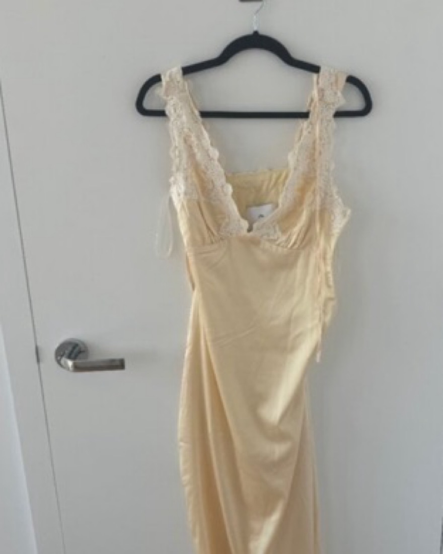 Yellow The Label Roxi Midi Dress - Image 4