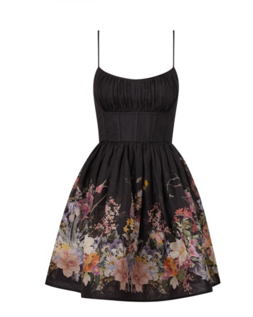 Natura Ruched Mini Dress by Zimmermann - Pickle