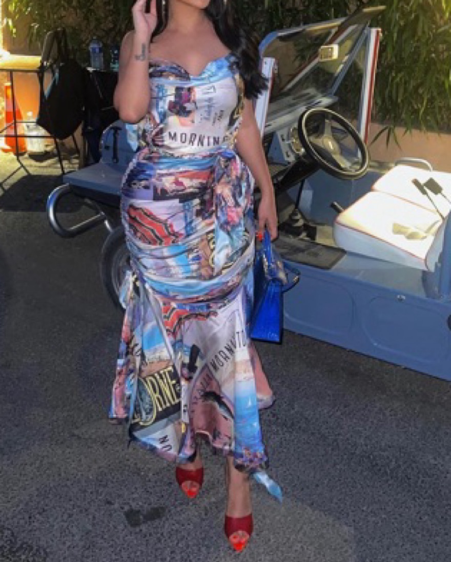 Zimmermann Silk Printed Midi Dress  - Image 1