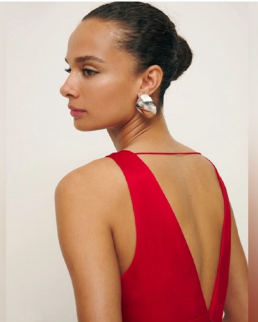 open lace back dress siren