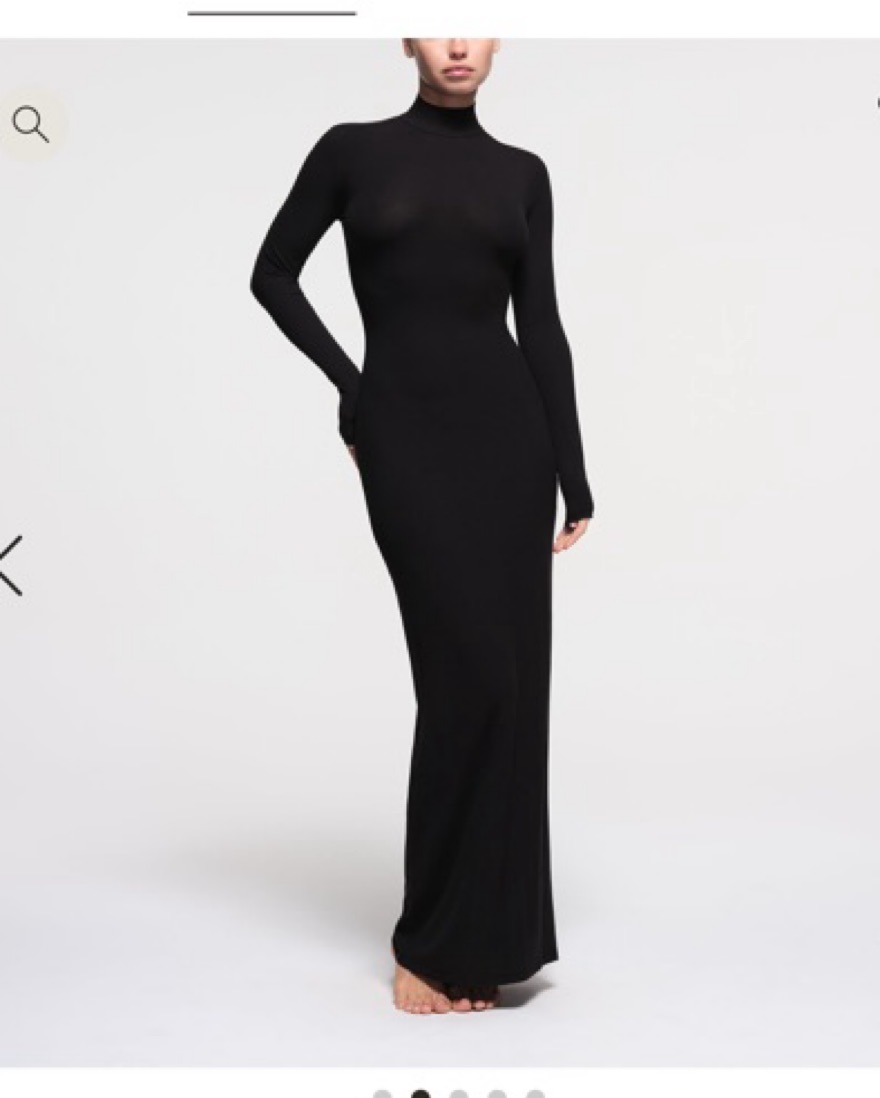 SKIMS Turtleneck Long Dress - Image 2
